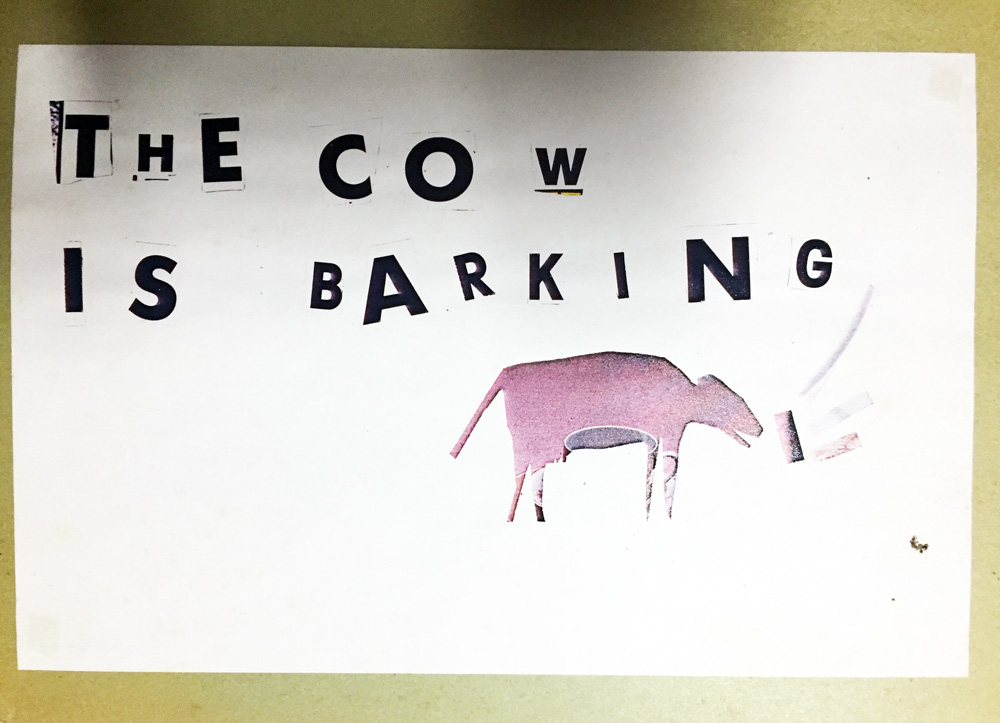 The Cow is Barking, Eugene Carchesio and Ian McIntosh "Bedroom Art" 1982 (approx)